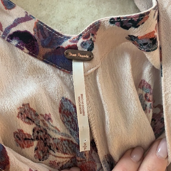 Free People Floral Jumpsuit - Size Small - Picture 6 of 7